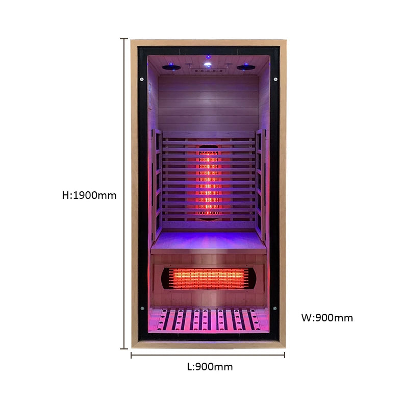 Solace Full-Spectrum Infrared Sauna – 1 Person