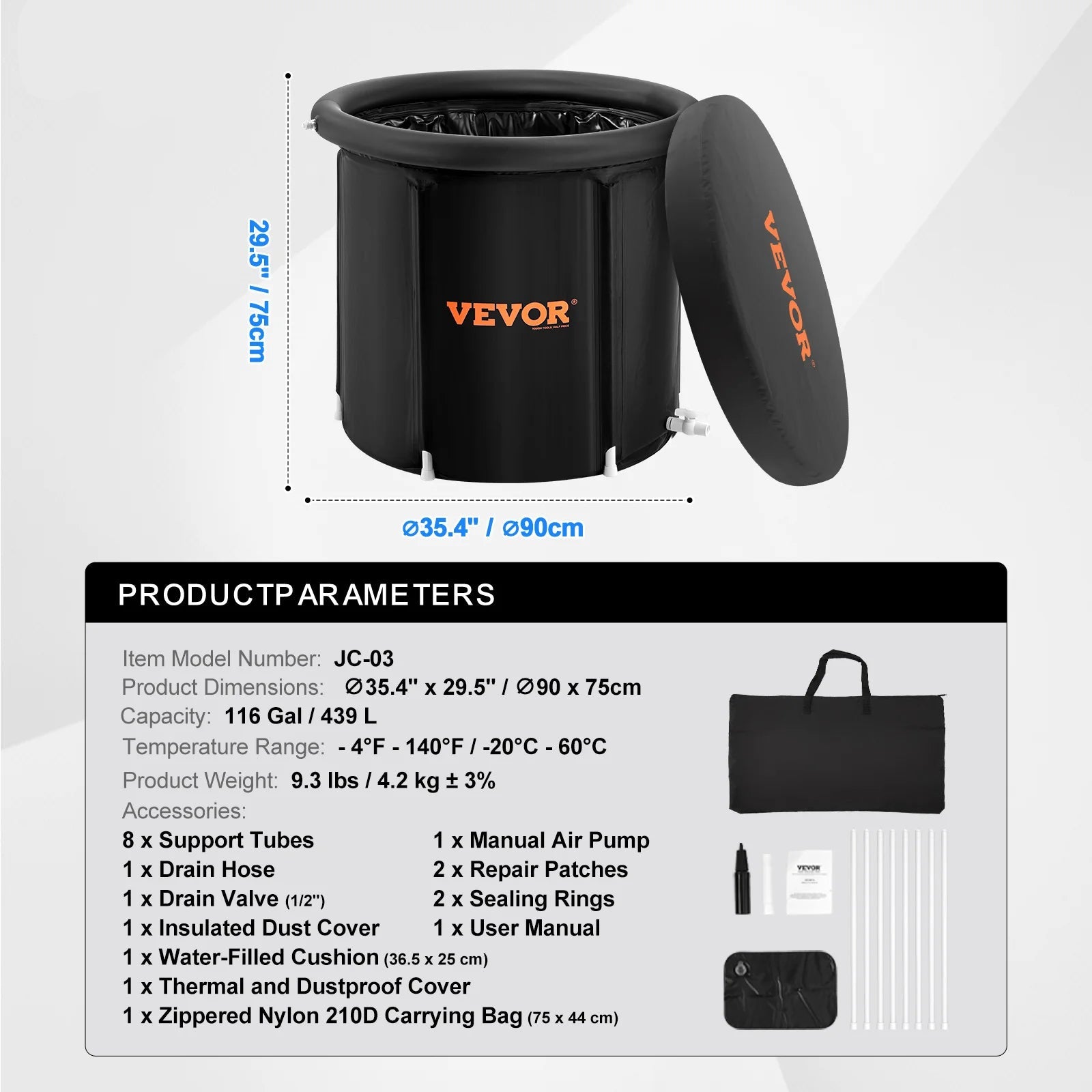 Current Portable Ice Bath – 330 L