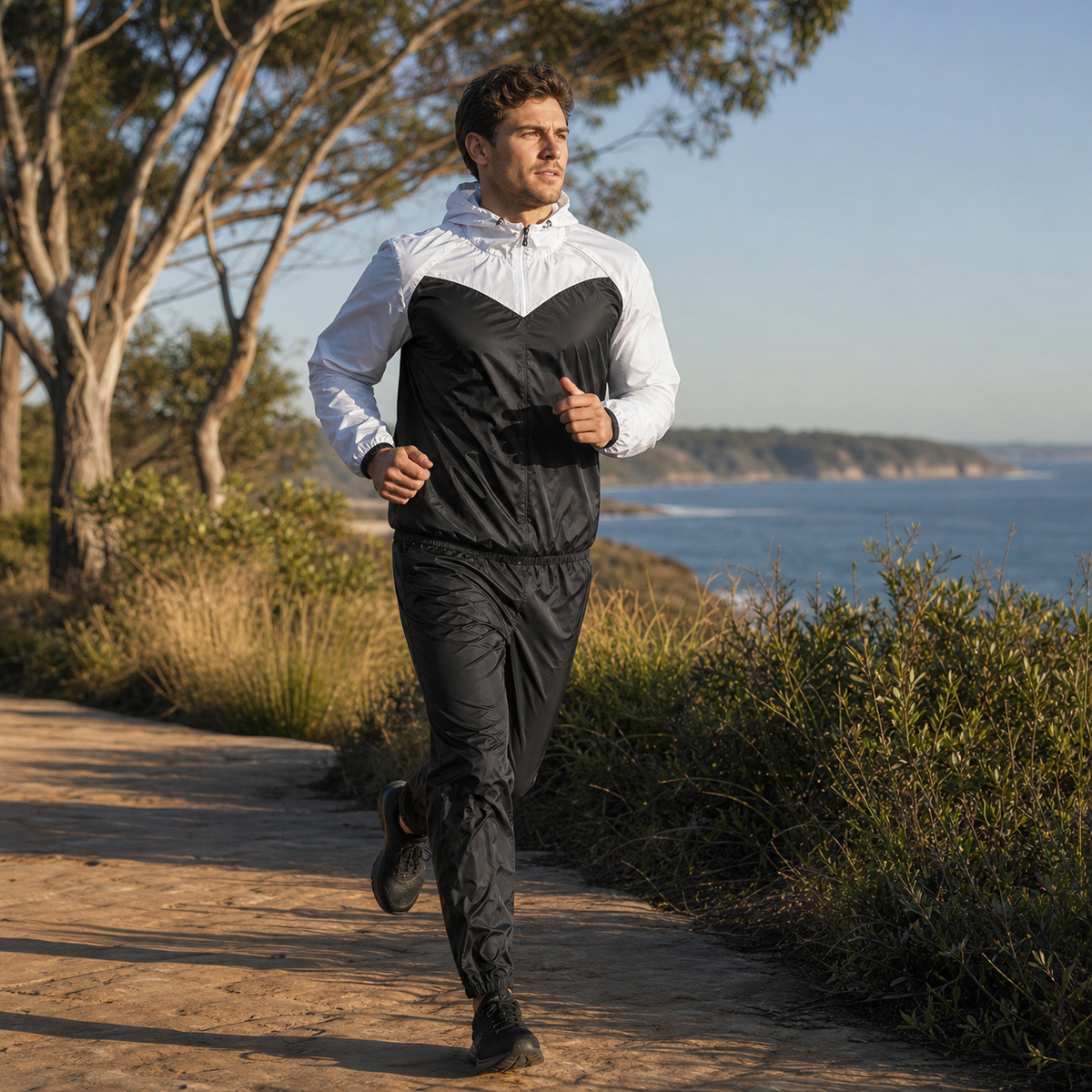 Thermal Current heat training suit worn during outdoor training