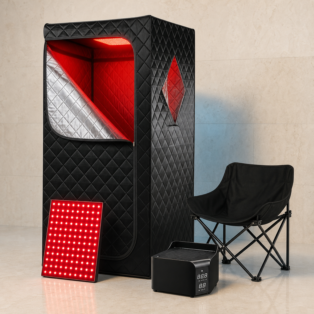 Drift portable infrared sauna tent and components clean product view