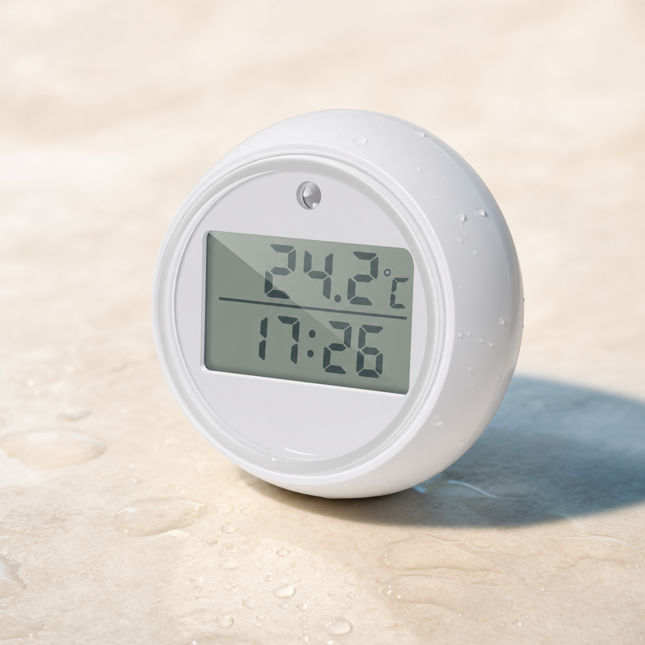 TideMark floating digital ice bath thermometer and timer clean product view